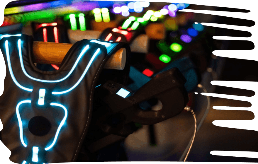 Inlaserworld lasertaq vybavení